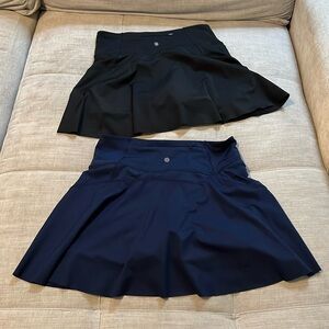 Athleta athletic skirts, size M, bundle of 2